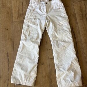 Salomon White Snow Pants